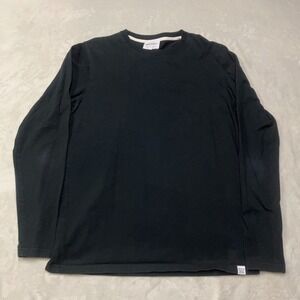 Norse Projects Long Sleeve T-Shirt Men's Size Large Black Pocketless Portugal